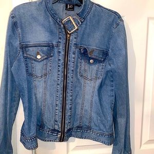Jennifer Lopez Cropped Jean Jacket